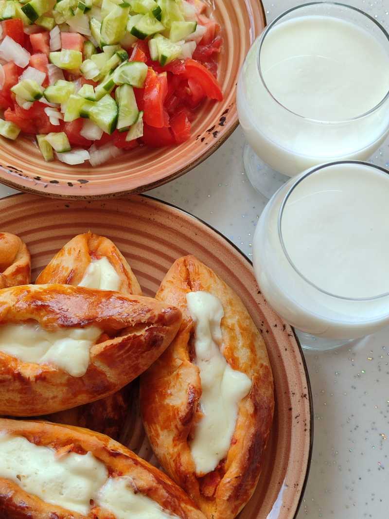 Fermented foods like bread, cheese, yogurt