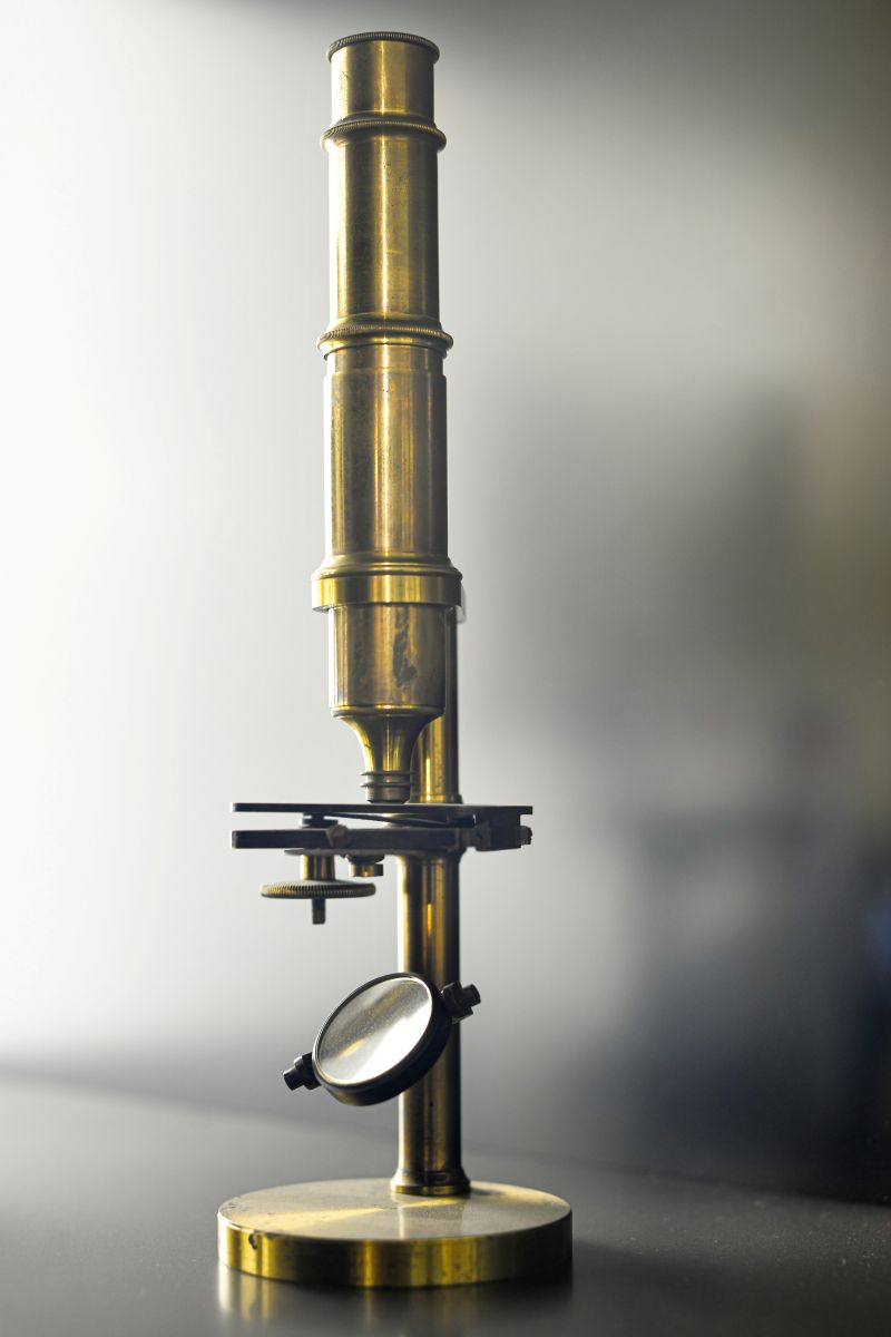Antique microscope